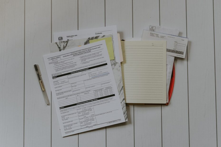Financial paperwork and forms on a desk, representing custody lawyer costs in Roanoke and Salem VA